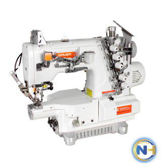 M&aacute;y viền đầu nhỏ điện tử cắt chỉ bằng hơi Siruba S007KD-W122-356/PCH-3M/UTT